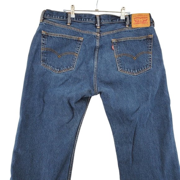 RedHead Jeans Men's 5-Pkt Flannel Lined Straight Leg Denim Blue 36/30 - Picture 8 of 10